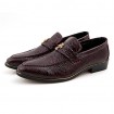 Office & Career / Party & Evening / Casual Leather Loafers Black / White / Burgundy  