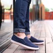 Canvas Office & Career / Casual / Athletic Loafers / Slip-on Office & Career / Casual / Athletic Slip-on Blue / Gray  