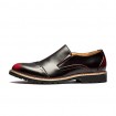 Office & Career / Party & Evening / Casual Leather Loafers Black / Red / Silver  