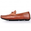 Casual   Leather Loafers Black / Brown  