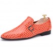 Leopard Banquets/Weddings/Parties/Nightclubs Trend Casual Leather Shoes White/Orange/Green/Bule  