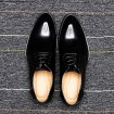 Men's Shoes   2016 New Style Hot Sale Party/Office/Casual Black/Burgundy Patent Leather Oxfords  