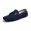 Leather Office & Career / Casual Loafers Office & Career / Casual Flat Heel Yellow / Gray / Navy  