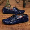 Men's Shoes Casual  Boat Shoes Black/Blue  