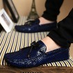 Men's Shoes Casual  Boat Shoes Black/Blue  