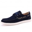 Men's Shoes Casual Suede Oxfords Blue/Brown/Burgundy  