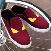 Men's Shoes Casual Canvas/Fabric Clogs & Mules Black/Blue/Burgundy  