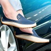 Casual  Loafers Blue/White  