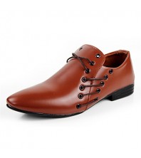 Men's Shoes Leatherette Dress / Party & Evening Oxfords Dress / Party & Evening Flat Heel Black / Brown / White  