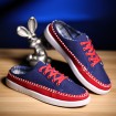 Men's Shoes Canvas / Fabric Outdoor / Casual Fashion Sneakers Outdoor / Casual Flat Heel Blue / Green / Royal Blue  