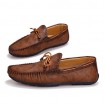 Men's Shoes Casual Boat Shoes Brown / Navy  