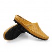 Men's Shoes Casual/Outdoor Leather Clogs & Mules Black/Blue/Yellow/White  