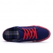 Men's Shoes Canvas / Fabric Outdoor / Casual Fashion Sneakers Outdoor / Casual Flat Heel Blue / Green / Royal Blue  