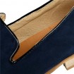 Leather Casual Loafers Casual Flat Heel Slip-on Blue / Yellow / Navy  