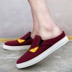 Men's Shoes Casual Canvas/Fabric Clogs & Mules Black/Blue/Burgundy  