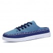 Men's Shoes Canvas / Fabric Outdoor / Casual Fashion Sneakers Outdoor / Casual Flat Heel Blue / Green / Royal Blue  