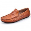 Casual   Leather Loafers Black / Brown  