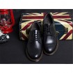 Men's Shoes Casual Leather Oxfords Black/Brown  