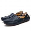 Men's Shoes Outdoor / Casual Leather Clogs & Mules Blue / Yellow  