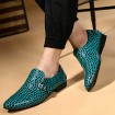 Leopard Banquets/Weddings/Parties/Nightclubs Trend Casual Leather Shoes White/Orange/Green/Bule  