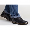 Men's Shoes Casual Leather Oxfords Black/Brown  